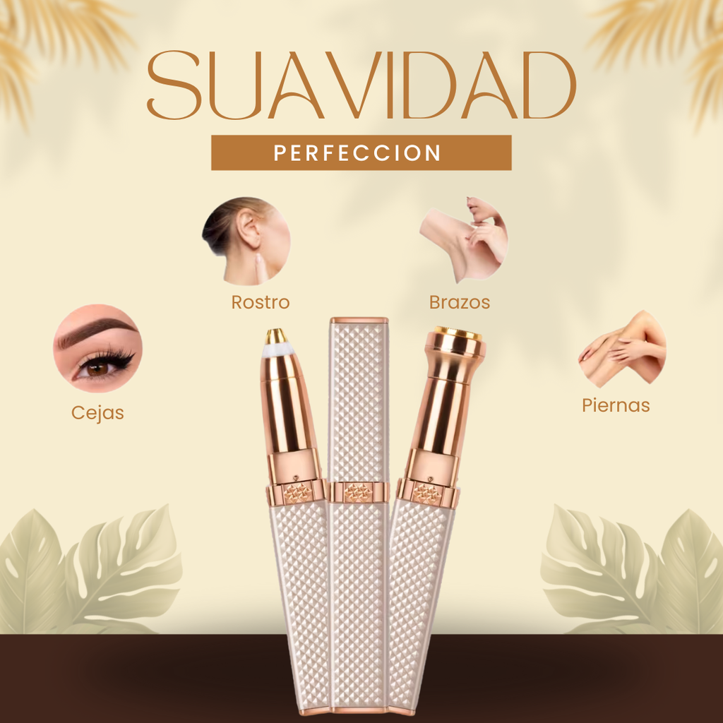 Depiladora facial 2 en 1