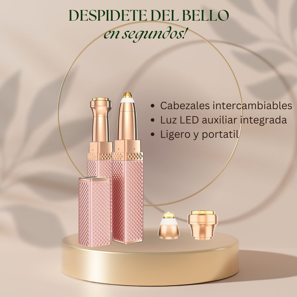 Depiladora facial 2 en 1