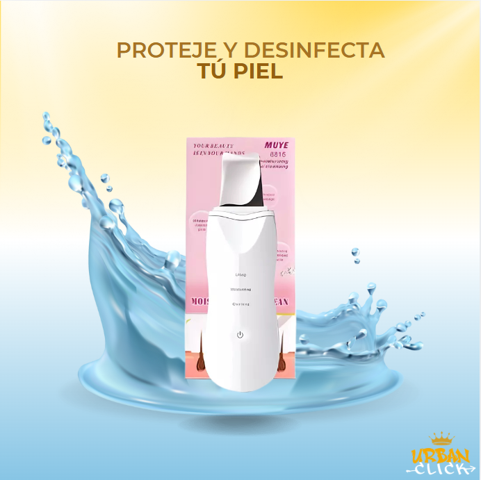 Espátula Facial Ultrasónica Exfoliante