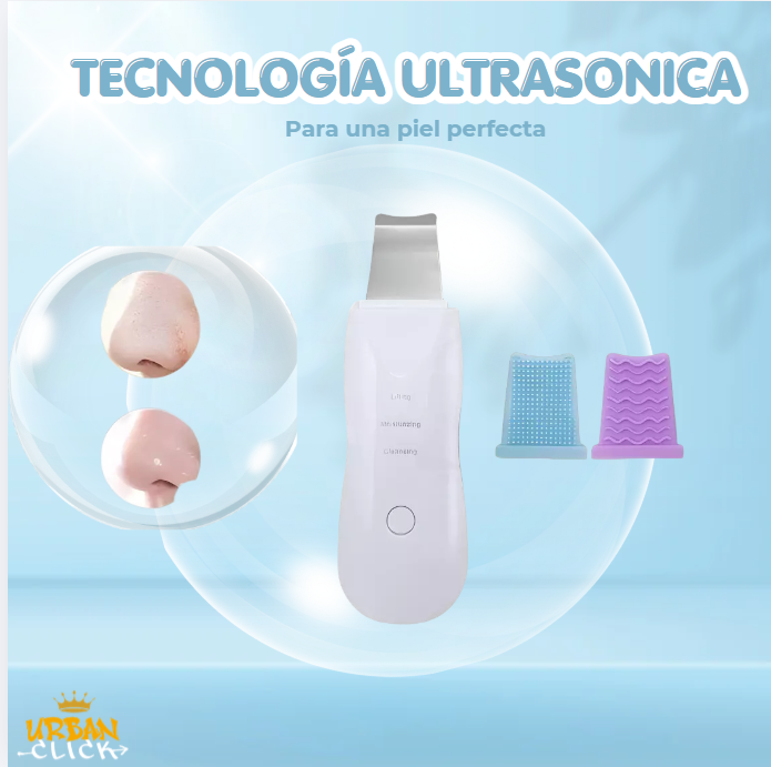 Espátula Facial Ultrasónica Exfoliante